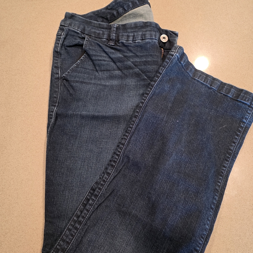 Torrid Dark Blue Straight Leg Jeans